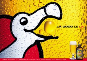 La Dodo, famous beer of Reunion Island (source : site de la Brasserie Bourbon)