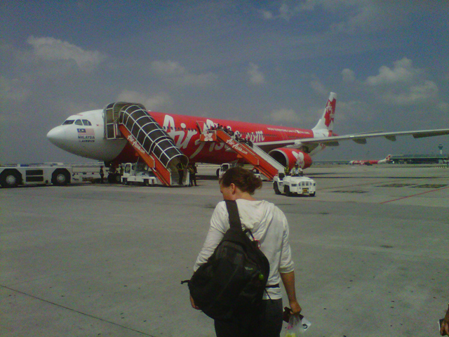 Tarmac de l'aéroport Low Cost Carrier Terminal (LCCT), Kuala Lumpur, Malaisie